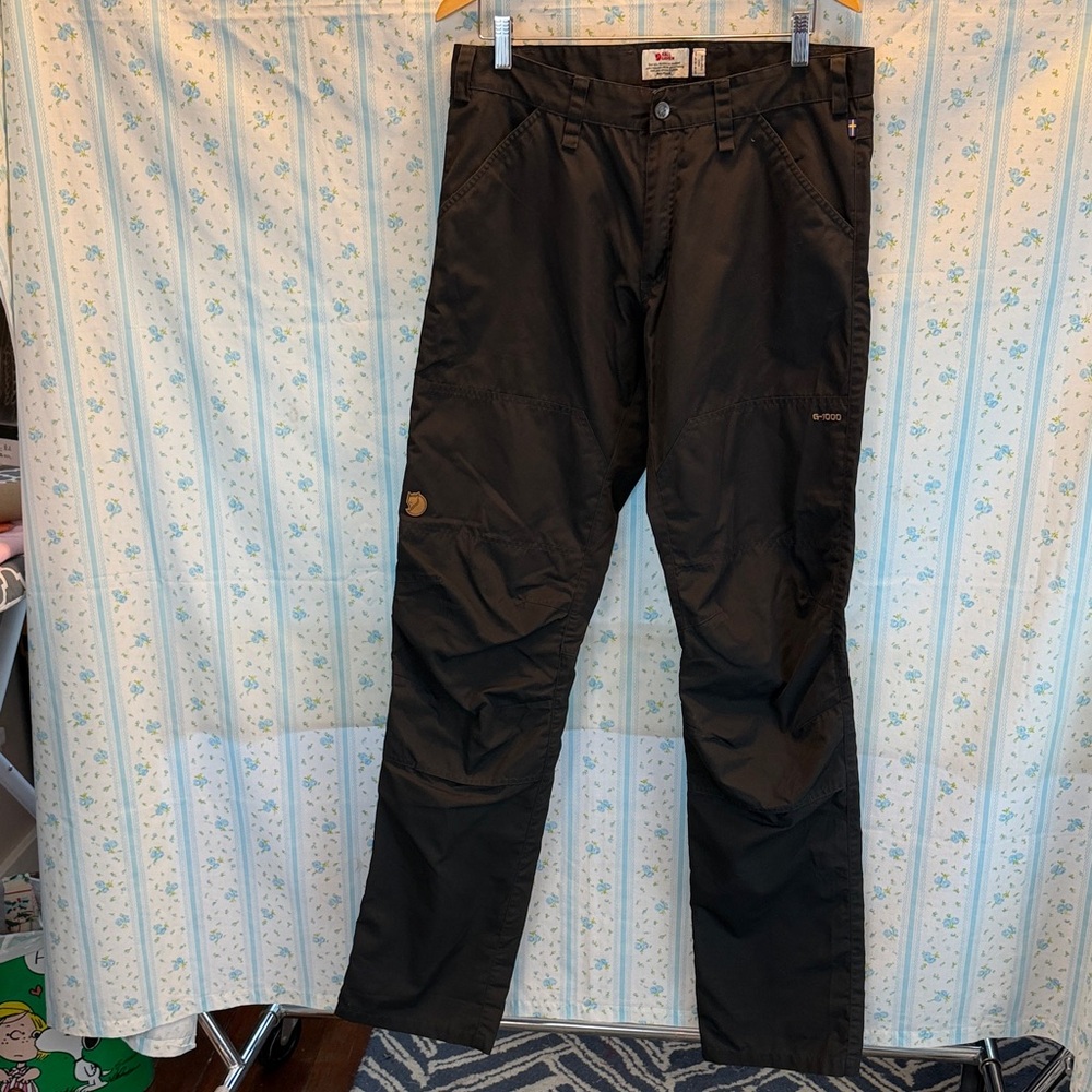 Fjallraven Men's Dark Gray G-1000 Outdoor Pants - Size - 33” - 34” long